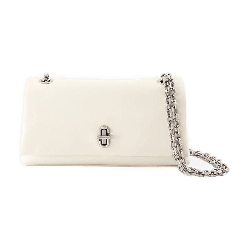 Marc Jacobs Chain Strap Crossbody Bag — White Cowhide