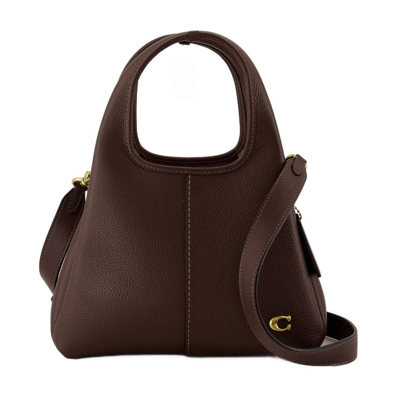 Coach Shoulder Bag — Brown Cowhide