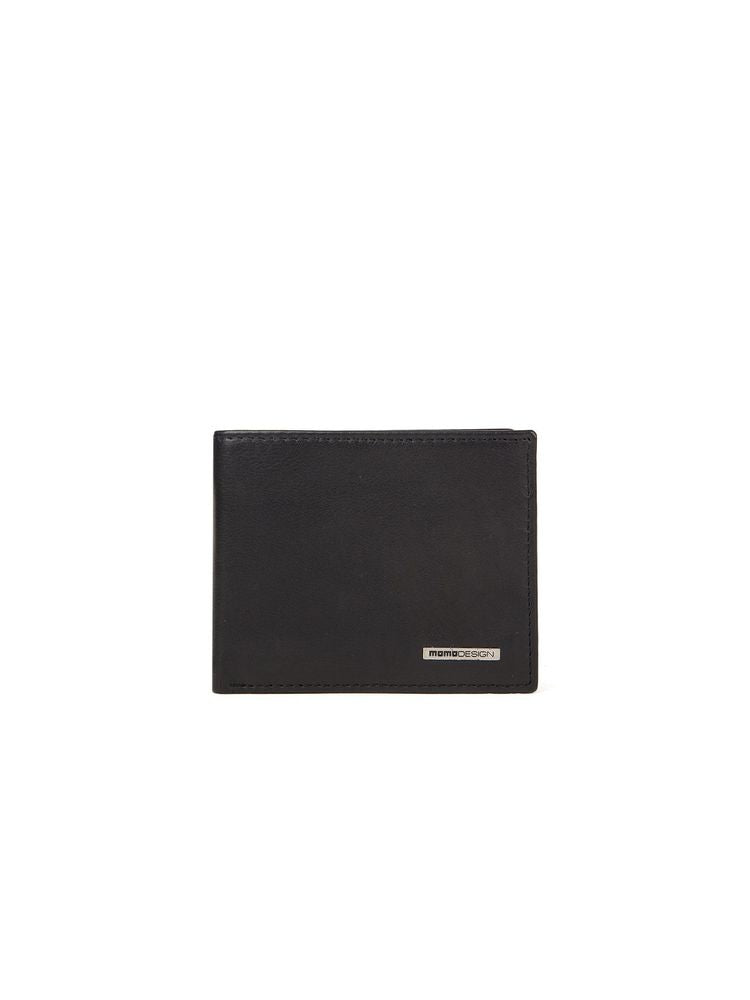 Momo Design Leather Wallet — Black