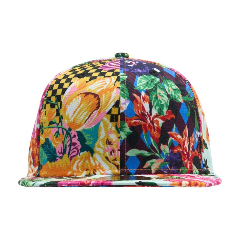 Kenzo Fg58ac961f13-Mu Mixed-Print Synthetic Baseball Cap — Multicolor Caps