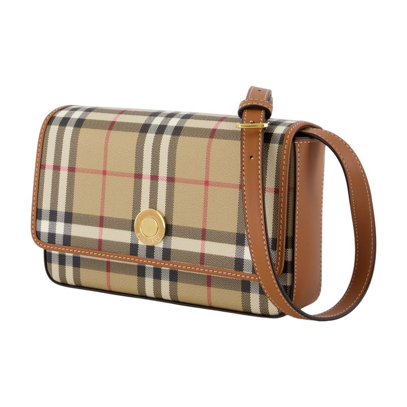 Burberry Shoulder Bag — Beige Synthetic