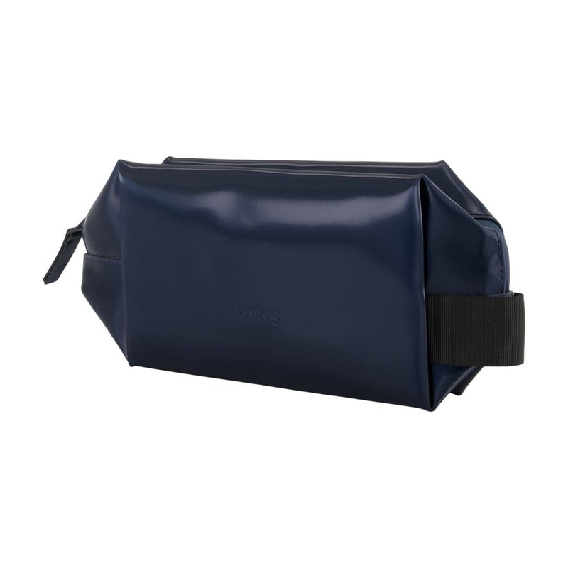 Rains Compact Synthetic Pouch Wash Bag — Navy Wallet