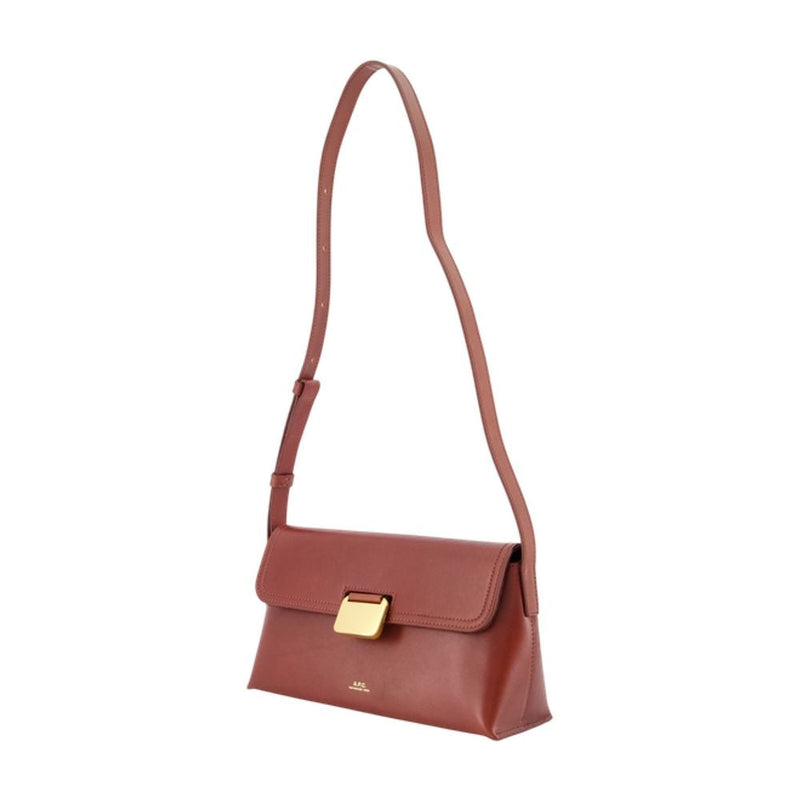 A.p.c. Simone Shoulder Bag — Red Cowhide