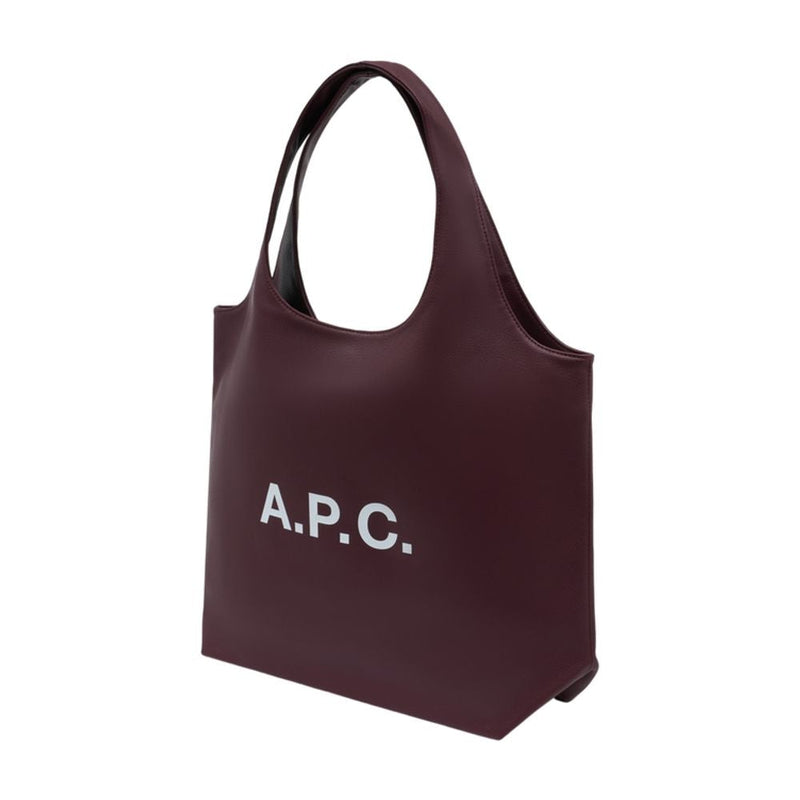 A.p.c. Tote Bag — Burgundy Synthetic