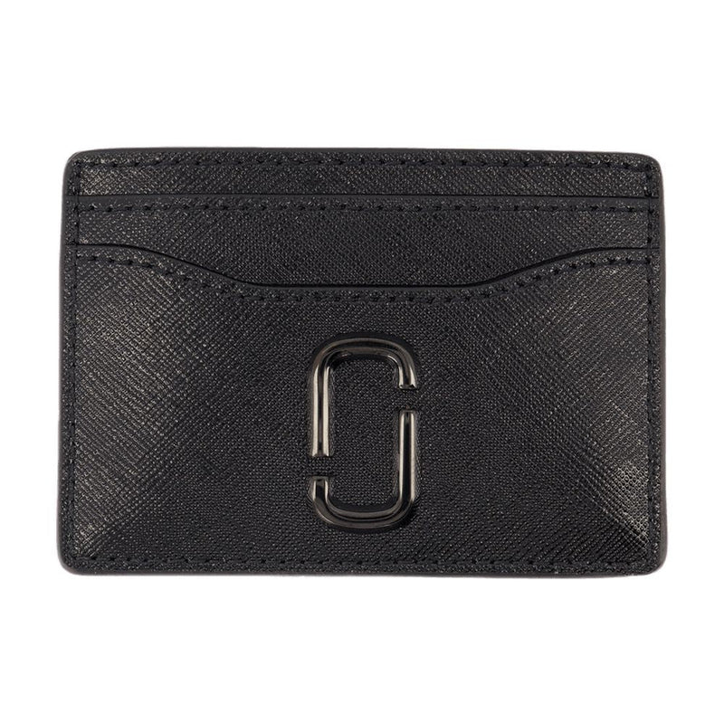 Marc Jacobs Saffiano Calfskin Card Case — Black Cases