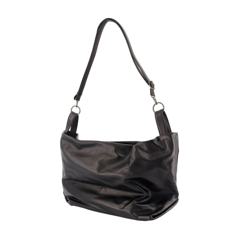 Yohji Yamamoto Hobo Bag — Black Cowhide