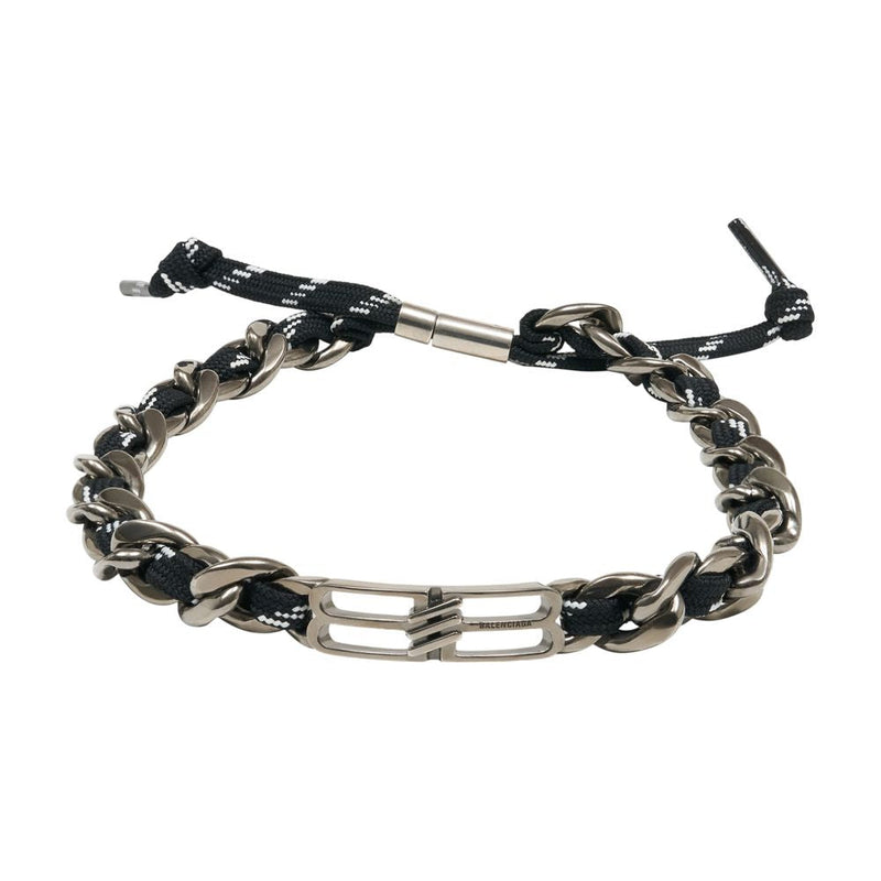 Balenciaga Bb Icon Belt — Black Metal