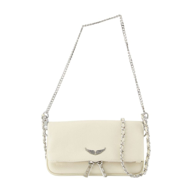 Zadig & Voltaire Rock Nano Crossbody Bag — White Cowhide