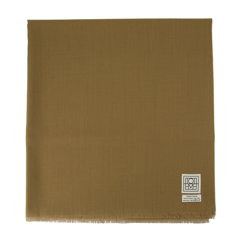 Toteme Wool Scarf — Beige Scarfs