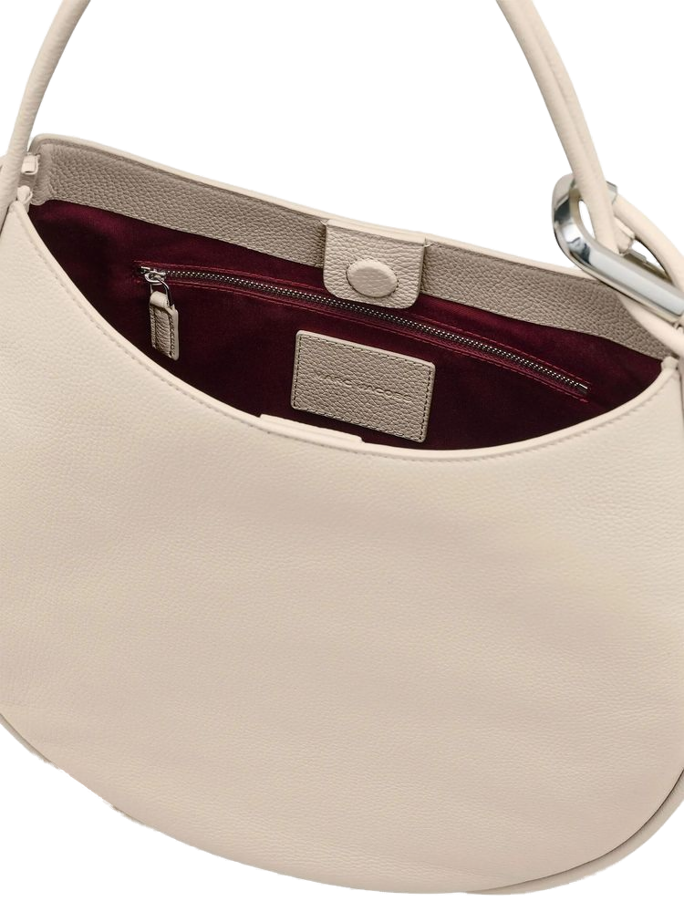 Marc Jacobs Leather Hobo Bag — White