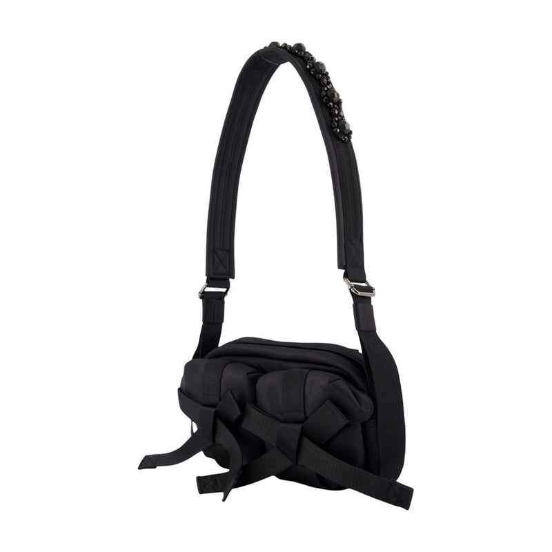Simone Rocha Crossbody Bag — Black Nylon