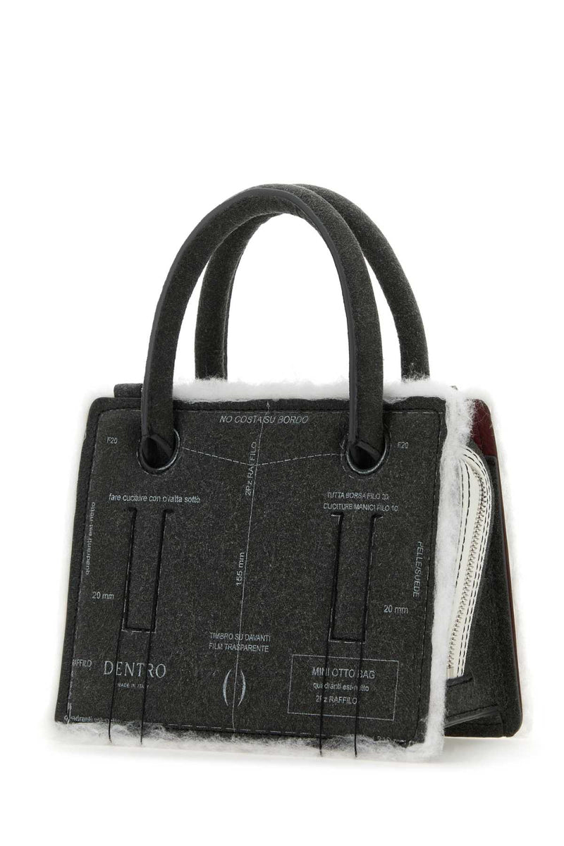 Dentro Otto Top Handle Bag — Gray