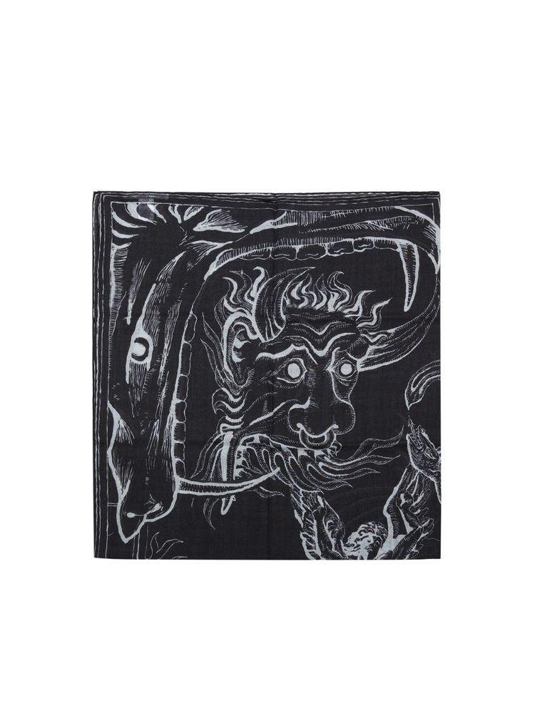 Givenchy Virgin Wool Shawl — Black Shawls