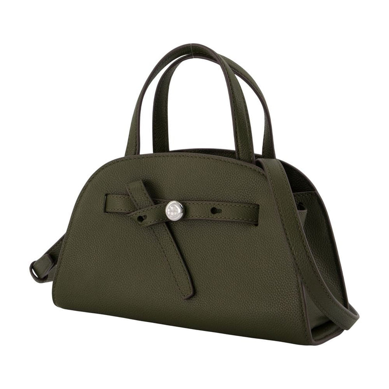 Tory Burch Top Handle Bag — Green Calfskin