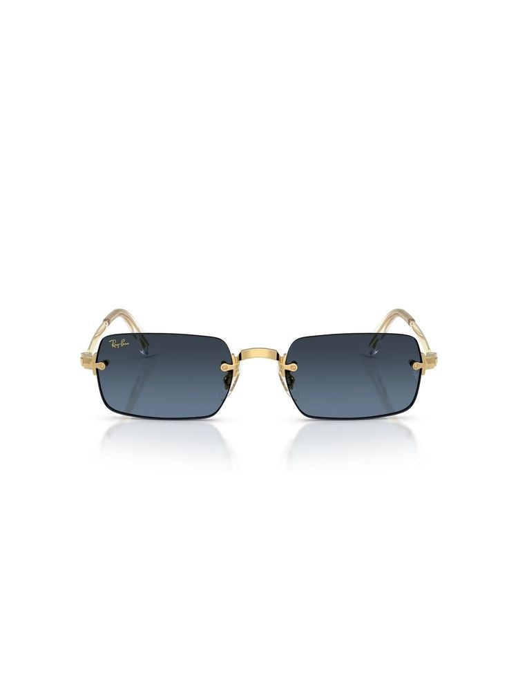 Ray-Ban 0rb3928 Square-Frame Metal Sunglasses — Gold Frame