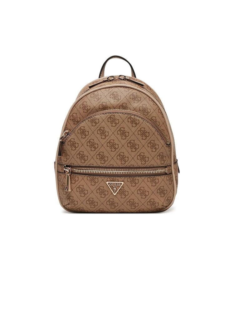 Guess Manhattan Ii Backpack — Beige Polyurethane