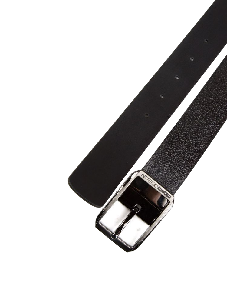 Momo Design Genuine Leather Belt — Black