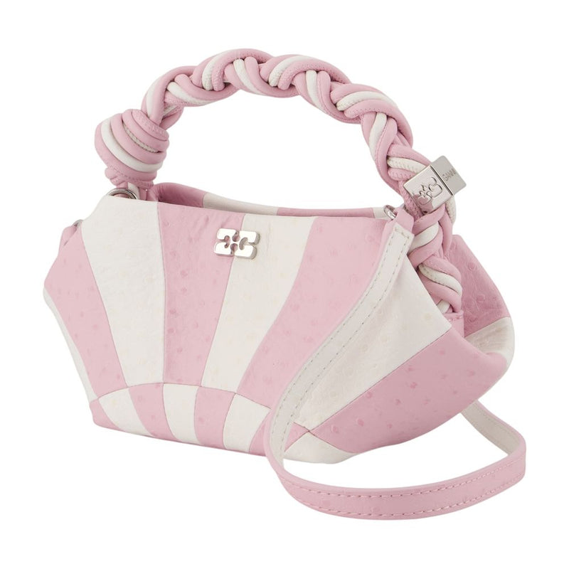 Ganni Bou Mini Circus Top Handle Bag — Pink Synthetic