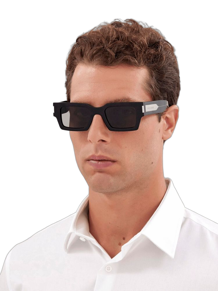 Saint Laurent Sl Recycled Acetate Sunglasses — Black