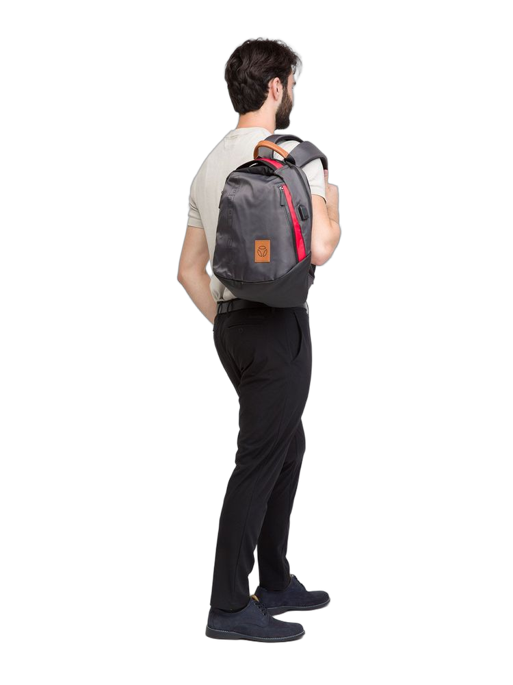 Momo Design Titanium Nylon Backpack — Gray