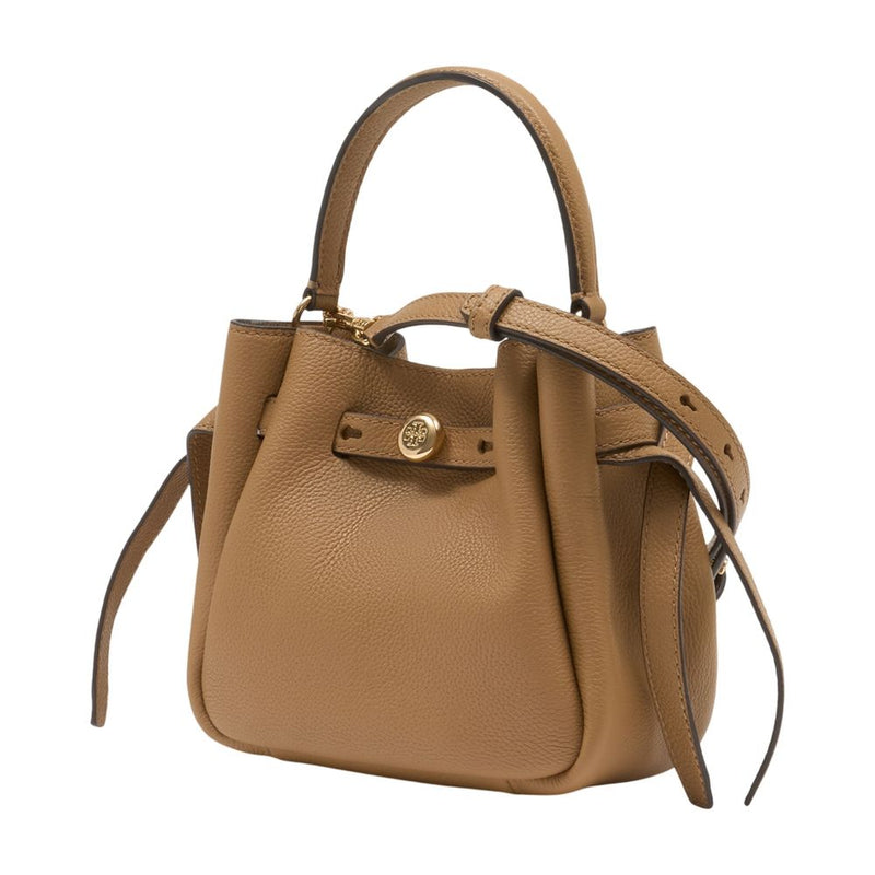 Tory Burch Romy Shoulder Bag — Beige Calfskin