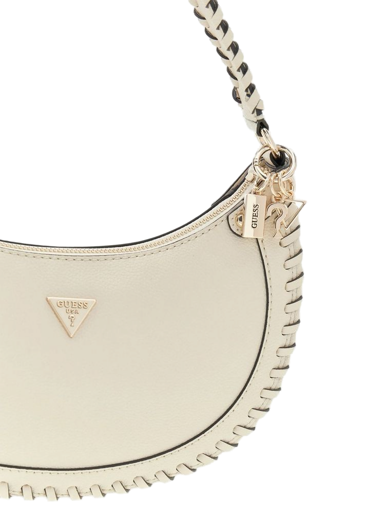Guess Petra Hobo Bag — Beige Polyurethane