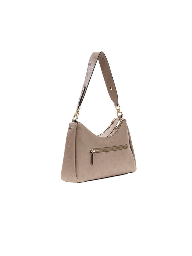 Guess Anise Shoulder Bag — Taupe Polyurethane
