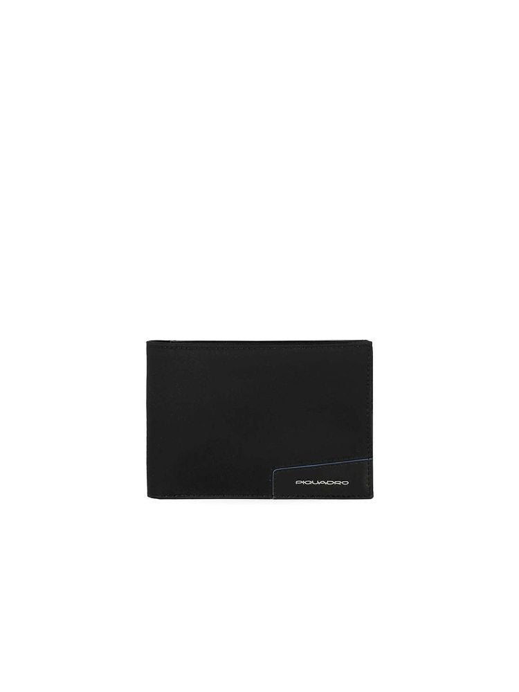 Piquadro Ryan Wallet — Black Recycled Nylon