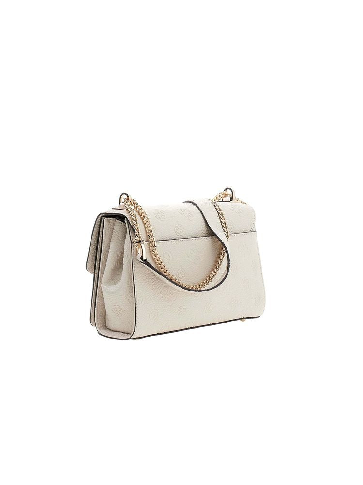 Guess Cresida Ii Crossbody Bag — White Polyurethane