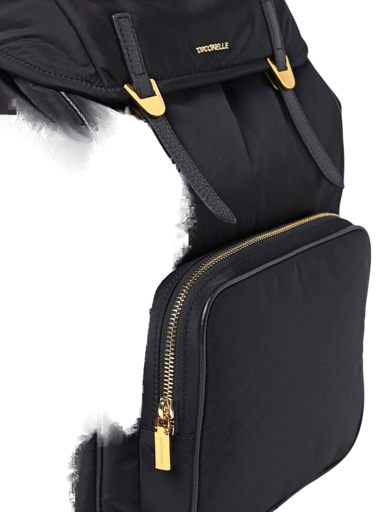 Coccinelle Backpack — Black Polyester