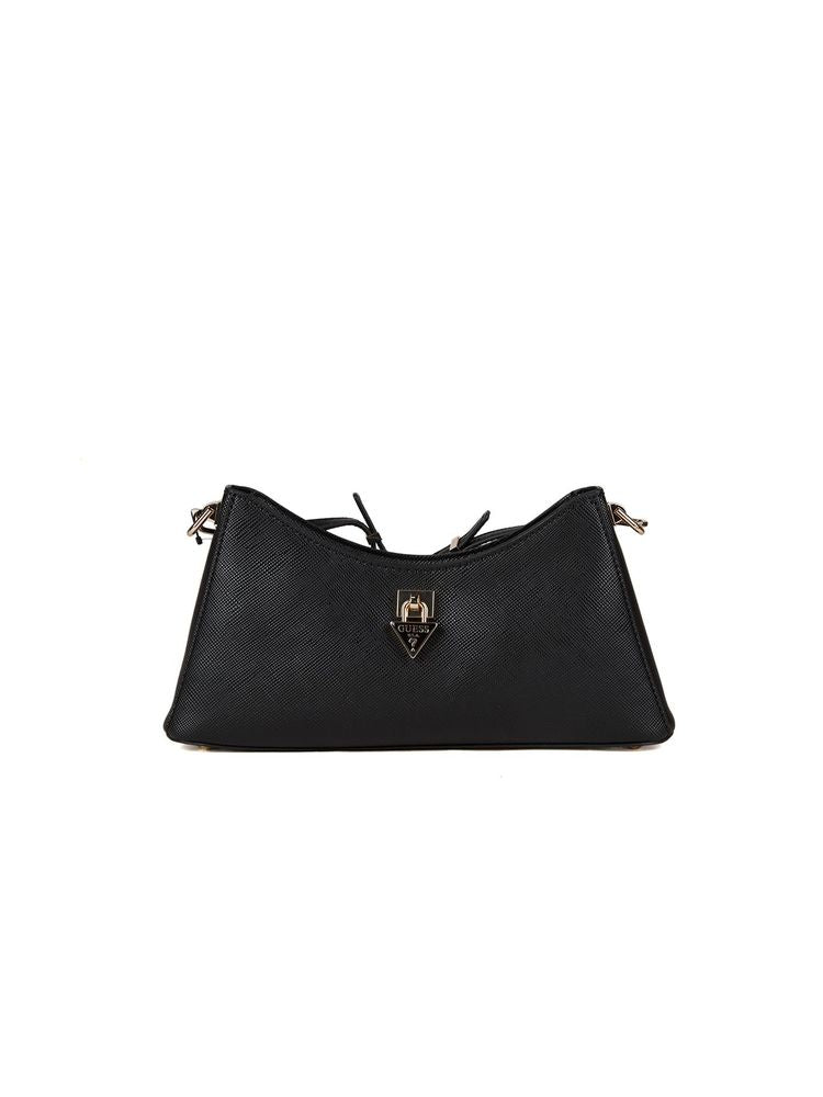 Guess Shoulder Bag — Black Polyurethane