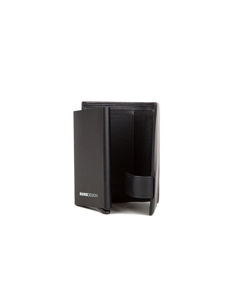 Momo Design Leather Wallet — Black