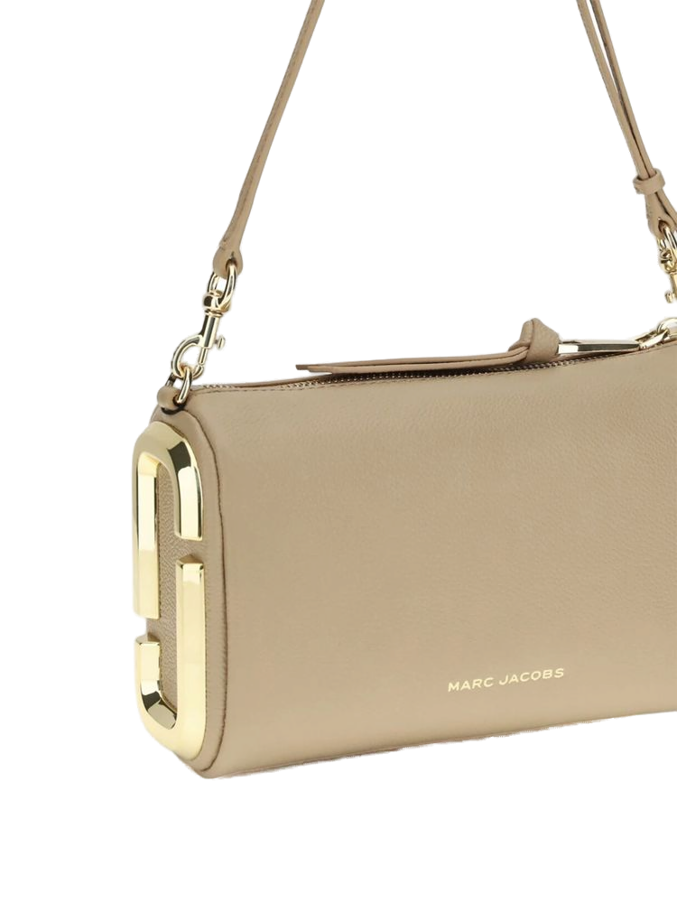 Marc Jacobs Calf Skin Shoulder Bag — Beige