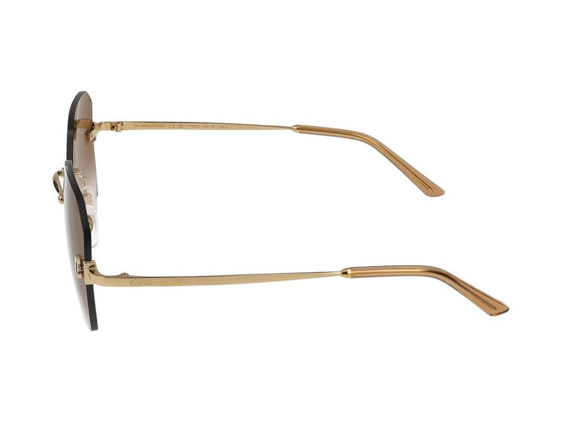 Cartier Ct0591s Sunglasses — Gold Metal
