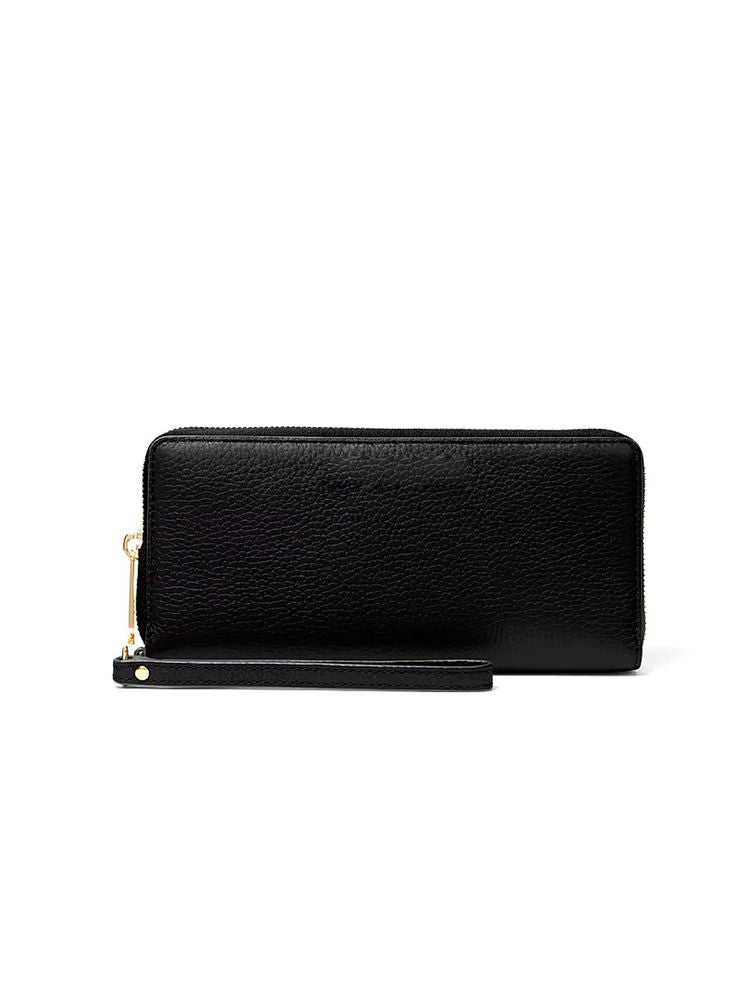 Michael Kors Saffiano Leather Wallet — Black