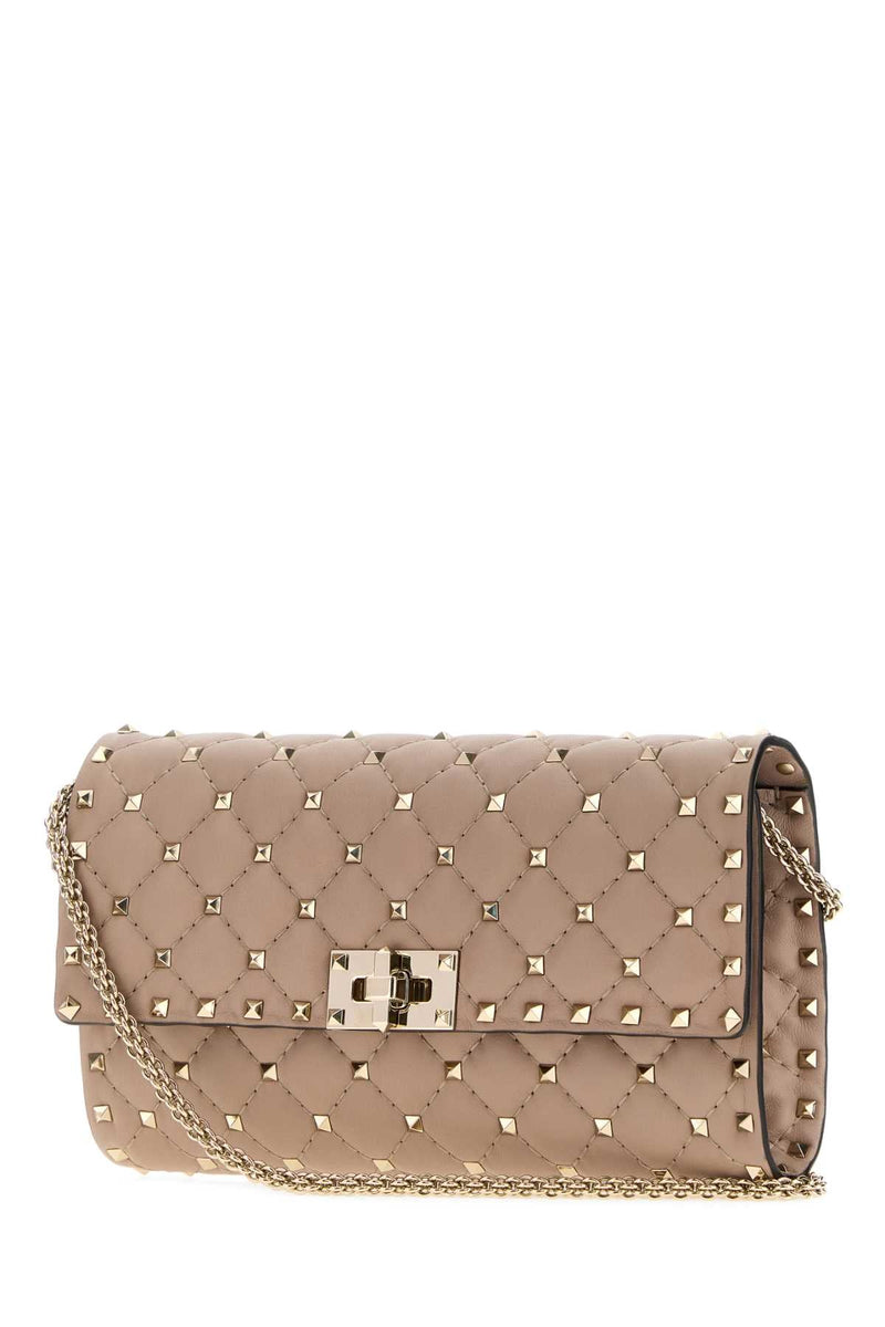 Valentino Garavani Rockstud Shoulder Bag — Pink