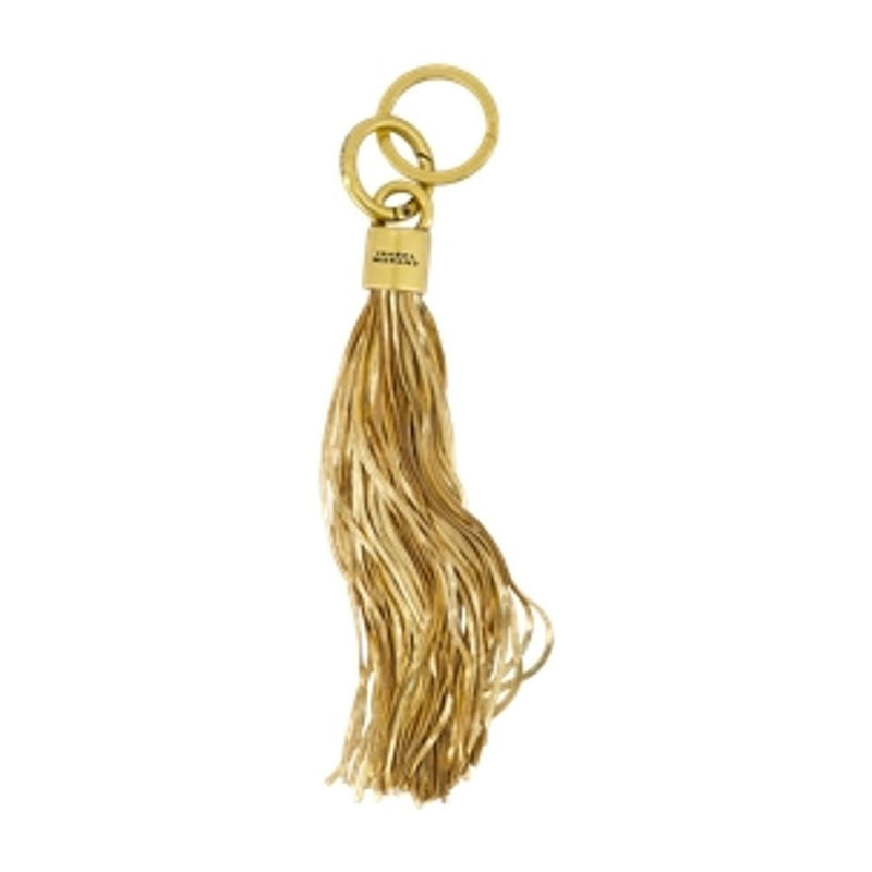 Isabel Marant Metal Tassel Charm Key Case — Gold Keychains