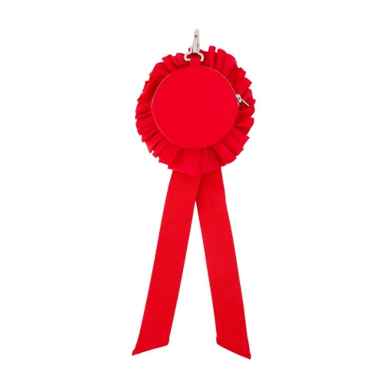Simone Rocha Ribbon Rosette Coin Purse — Red Nylon Purses