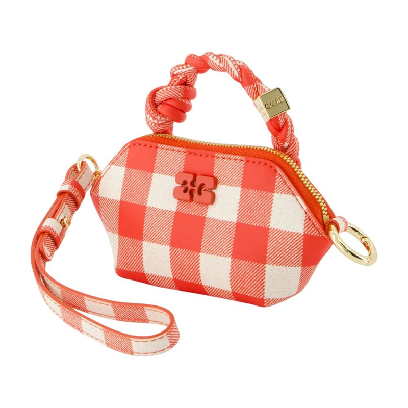 Ganni Bou Mini Bag — Red Calfskin