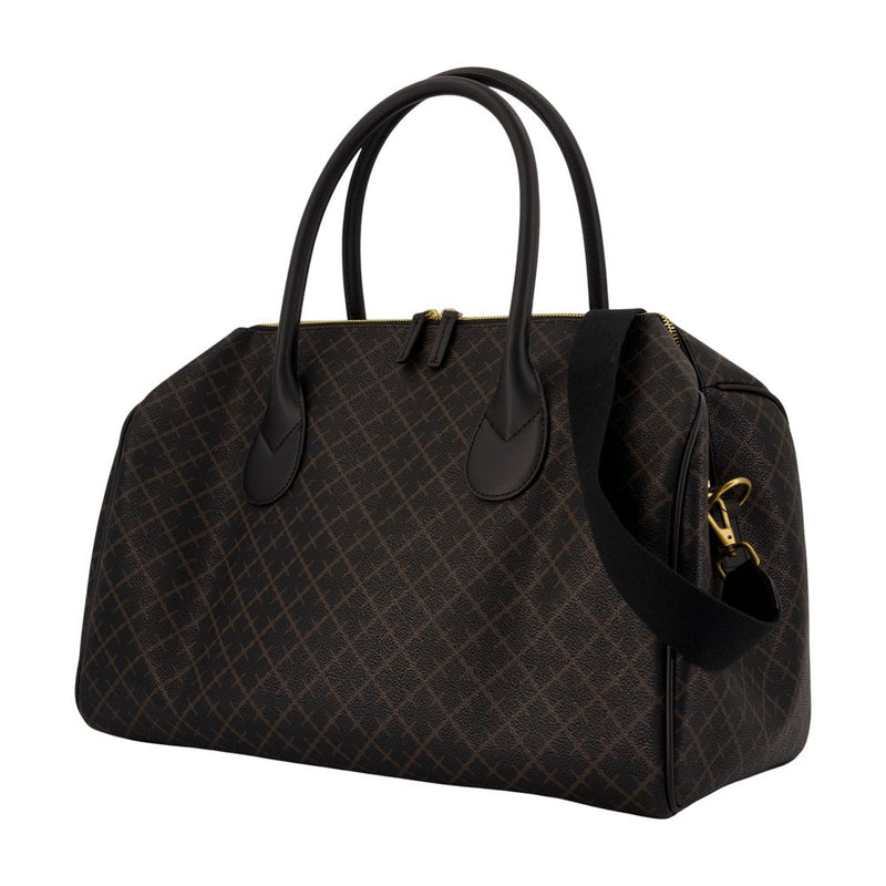 By Malene Birger Top Handle Bag — Brown Synthetic