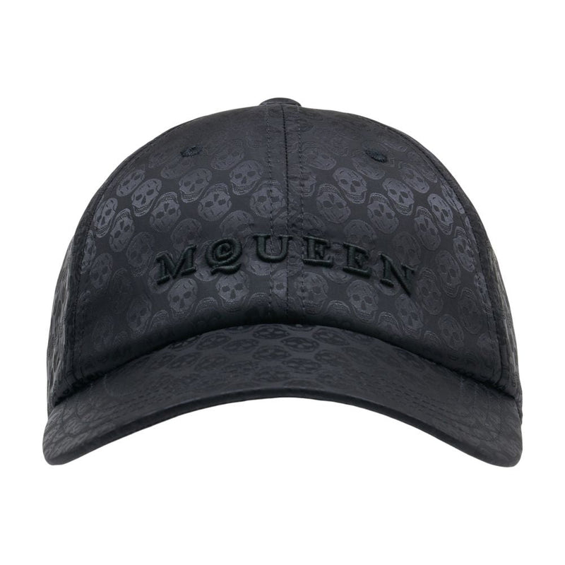 Alexander Mcqueen 8386324419q1000 Baseball Cap — Black Synthetic Caps