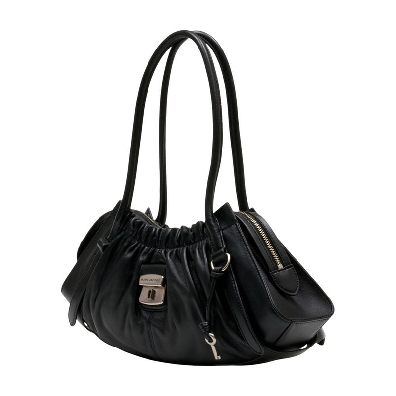 Marc Jacobs The Satchel Shoulder Bag — Black Lambskin