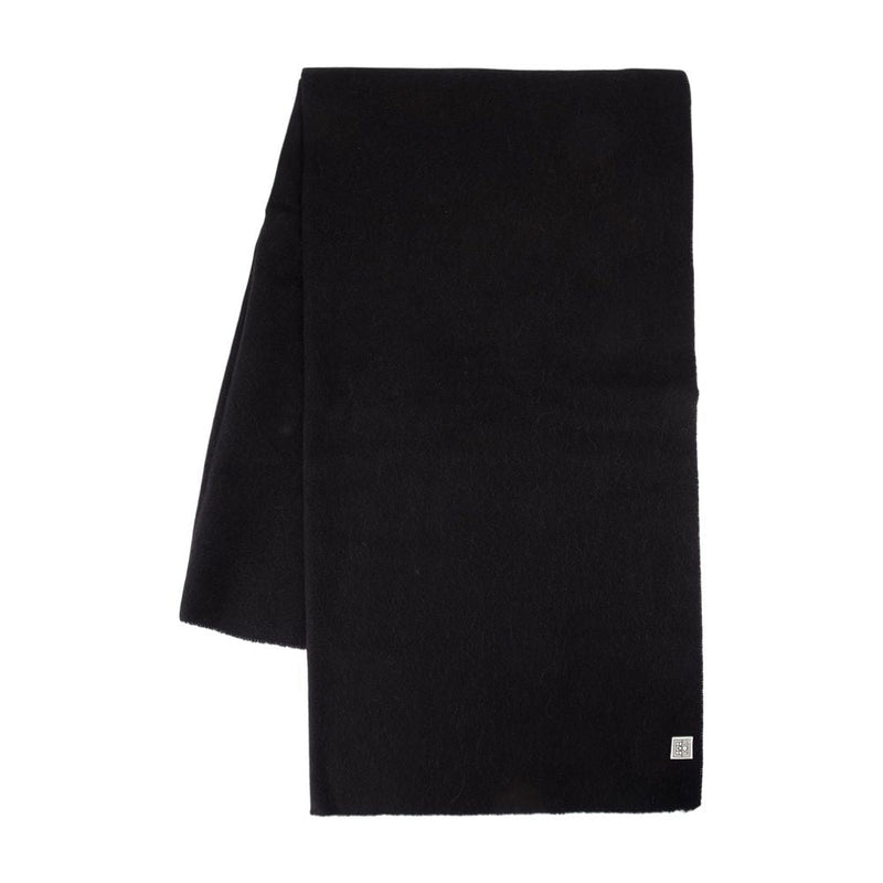 Toteme Wool Scarf — Black Scarfs