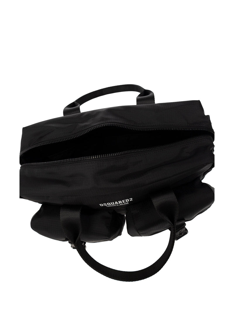 Dsquared2 Ceresio 9 Top Handle Bag — Black Nylon