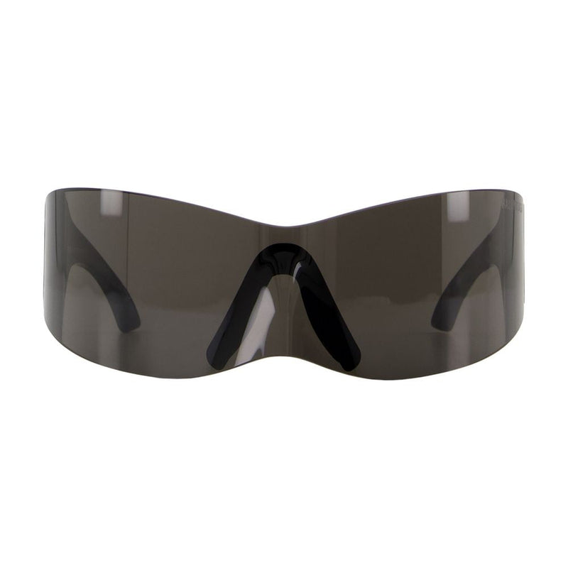 Balenciaga Bb0299s-001 Wraparound Nylon Sunglasses — Black
