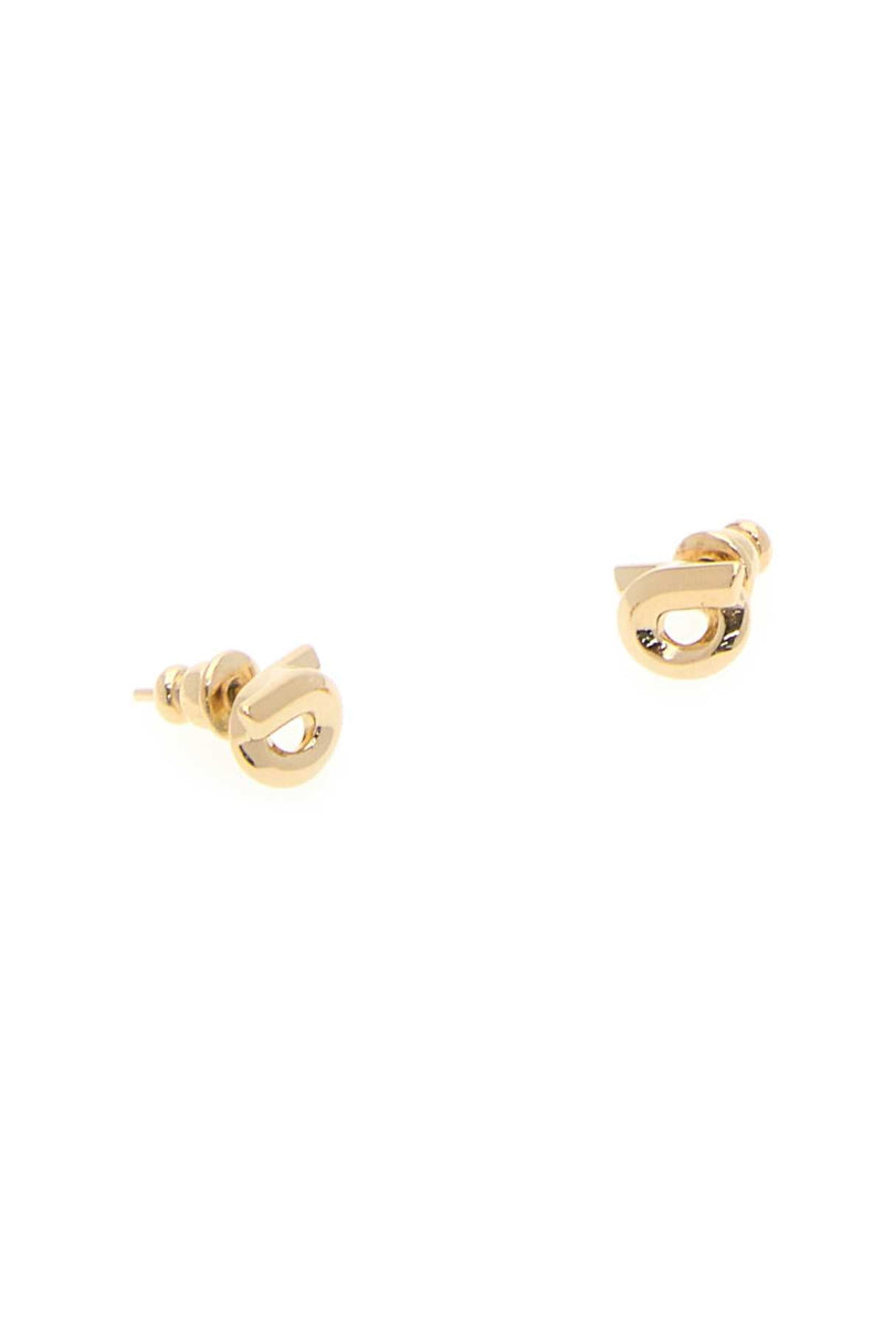 Ferragamo Earrings — Gold Brass