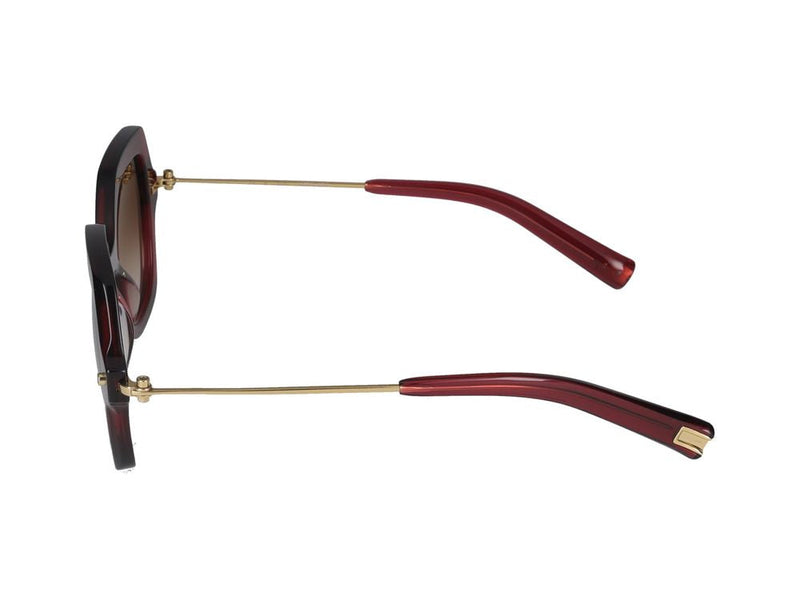 Yohji Yamamoto Slook018 Sunglasses — Burgundy Acetato