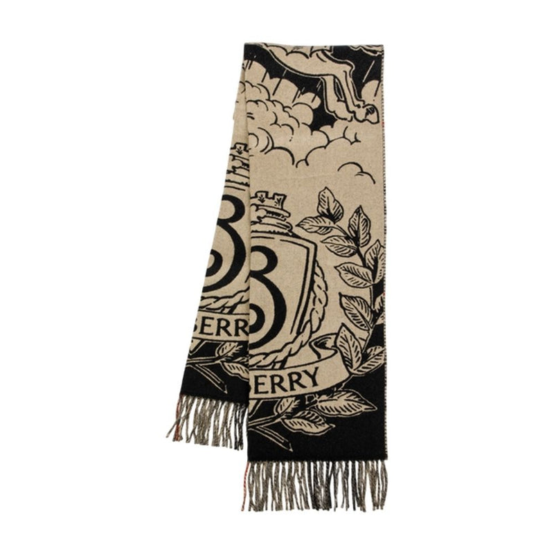 Burberry Scarf — Beige Cashmere Scarfs
