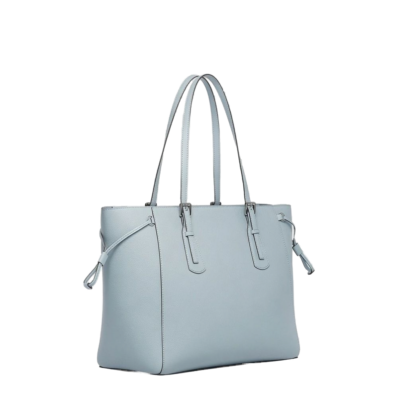 Michael Kors Voyager Tote Bag — Blue Saffiano Leather