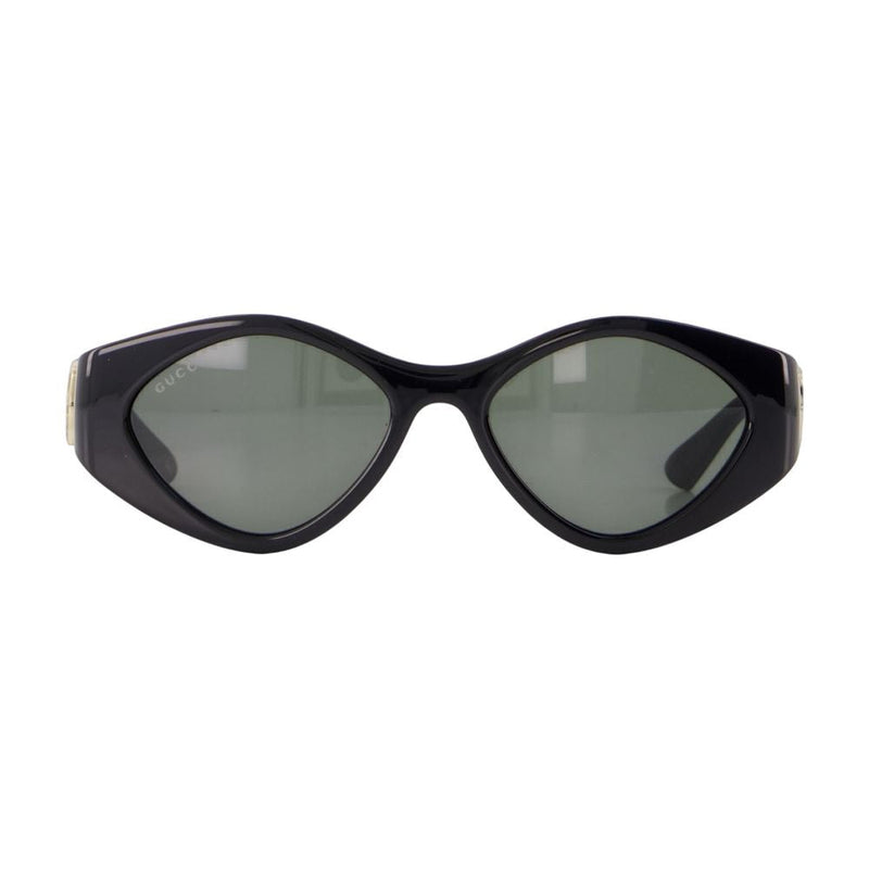 Gucci Gg2121s-001 Logo-Embellished Sunglasses — Black Synthetic